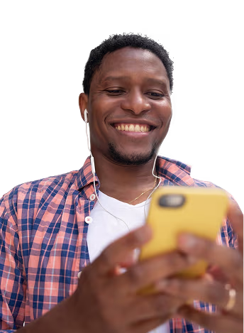 smiling man